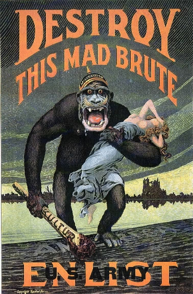 Póster de propaganda de la I Guerra Mundial