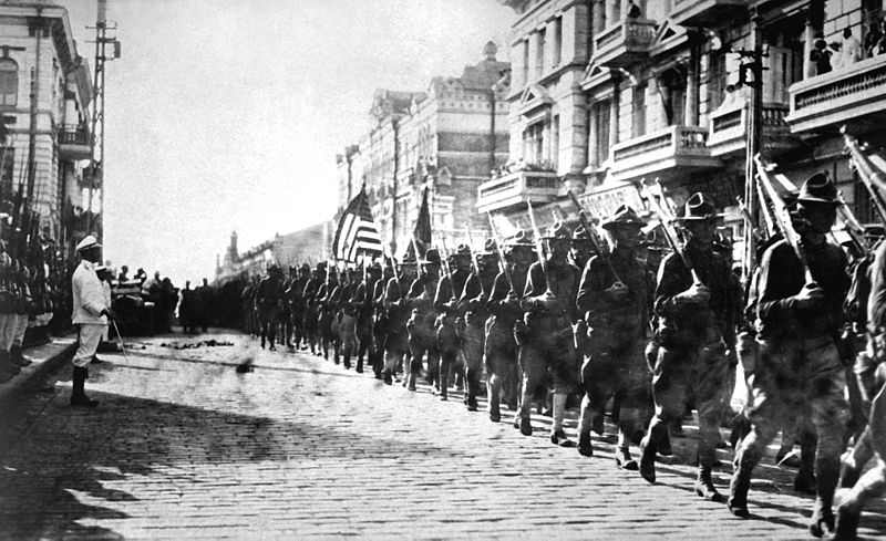 Trupe americane în Vladivostok