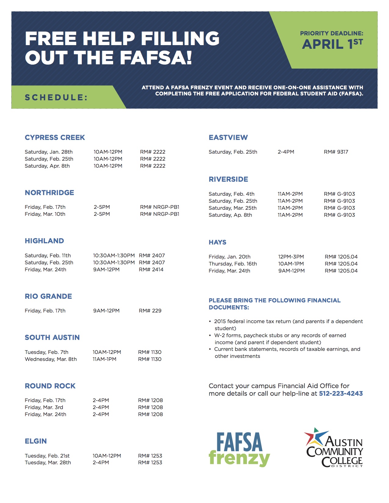 acc financial aid specialists offer free fafsa help | acc newsroom