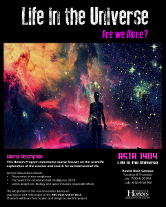 2017 Honors Astronomy Course: Life in the Universe
