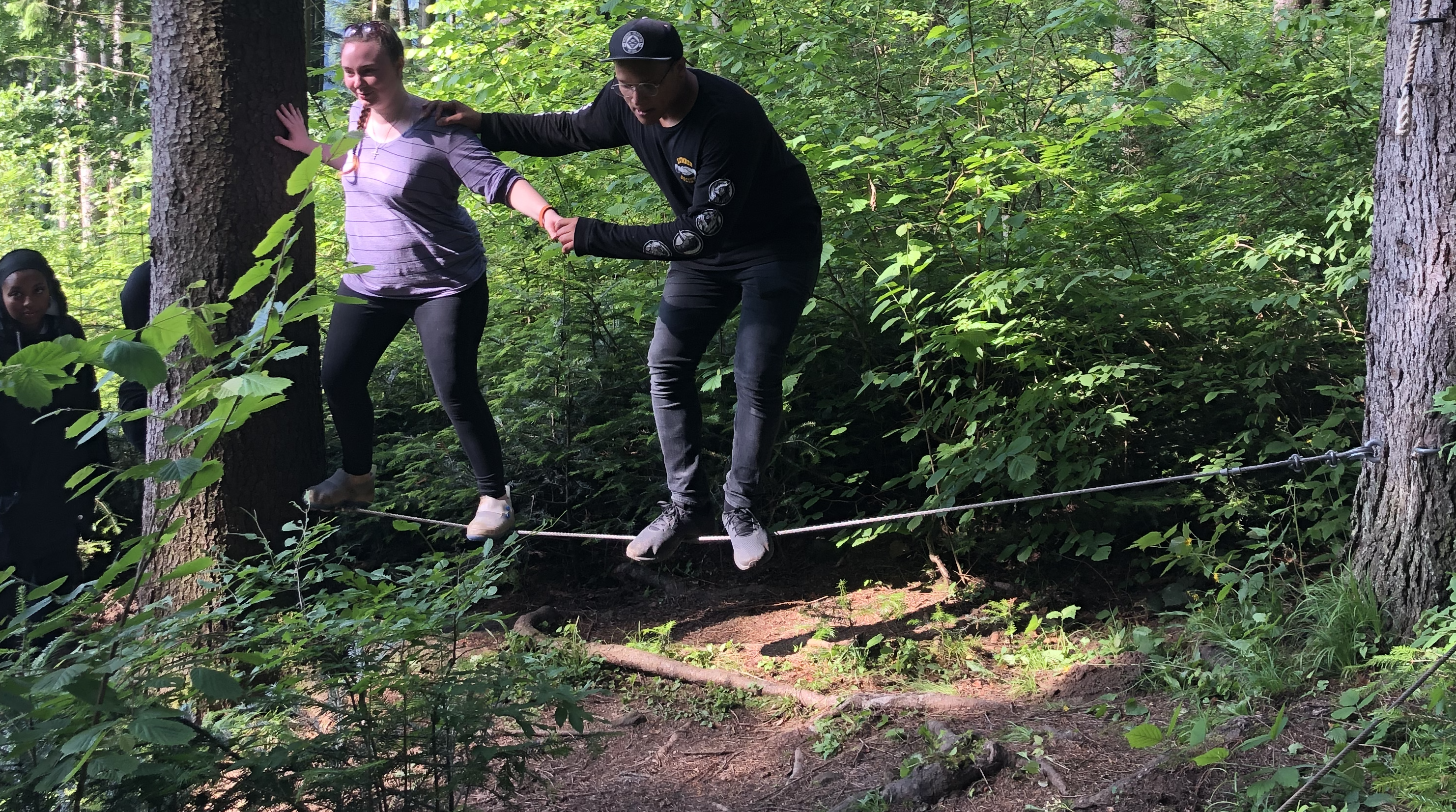 Ropes Course in Carpathian Mountains