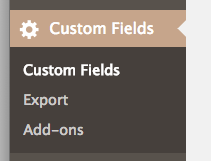 Custom Fields Option