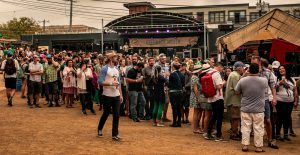 Crowd at Rachel Ray's Feedback Party