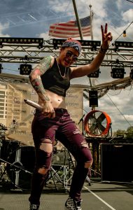 Whitney Peyton performing