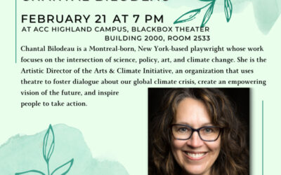 Join ACC Creative Writing Department for a Reading & Performance with Chantal Bilodeau