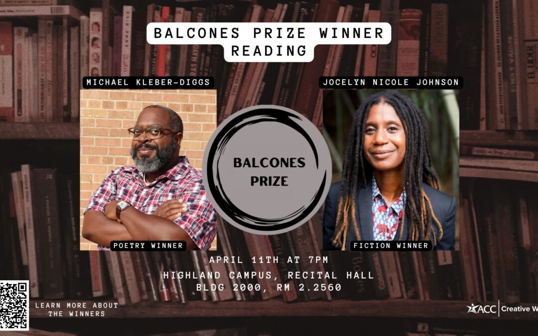 Balcones Prize Winner Reading: April 11th