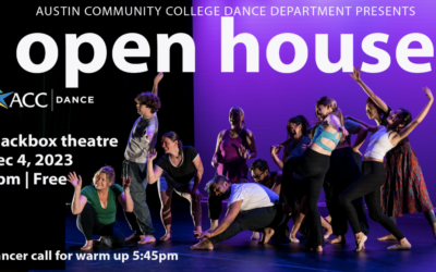 Dance: Fall 2023 Open House: Monday, December 4