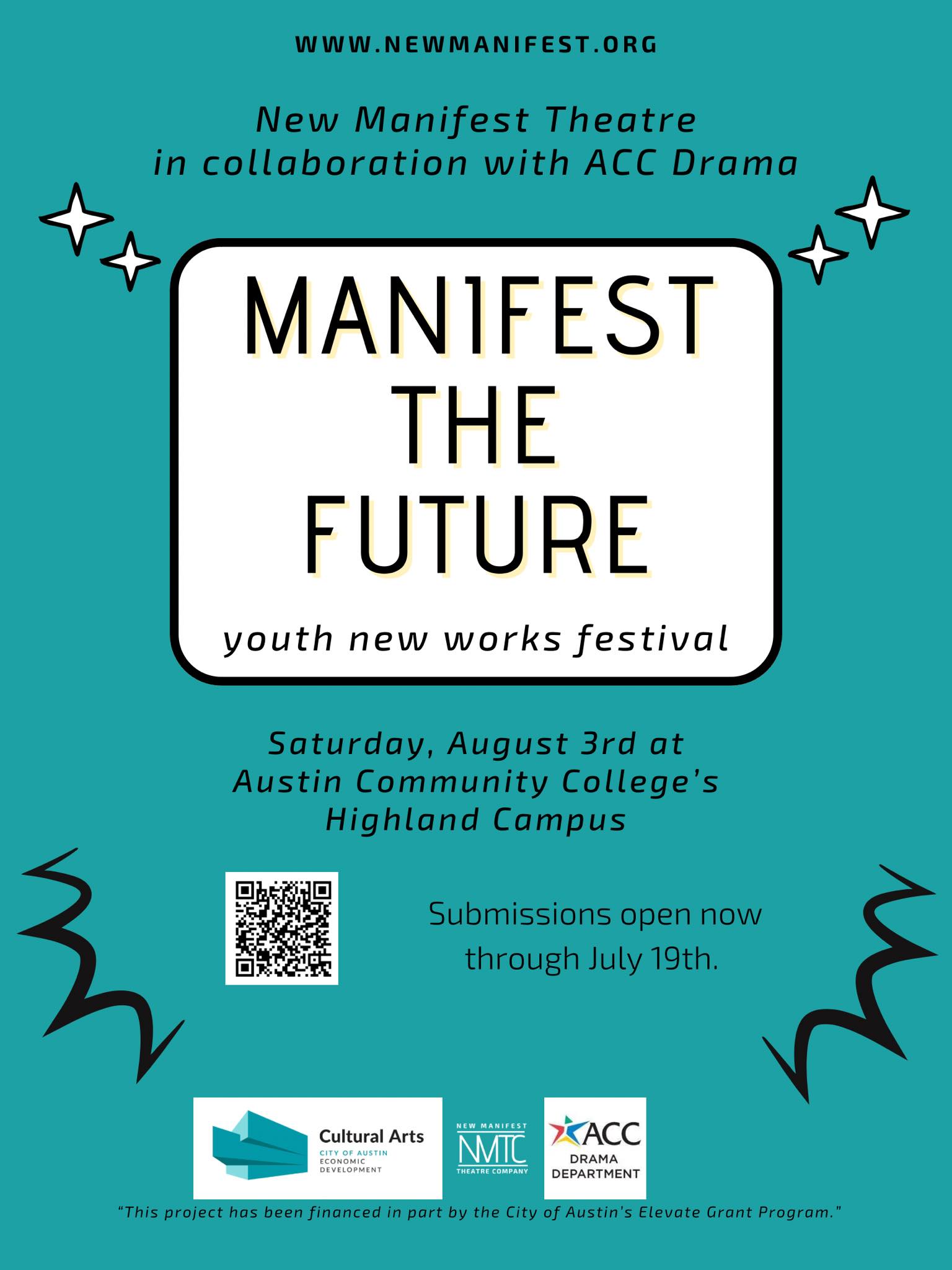 Deadline July 21: Manifest the Future with ACC Drama