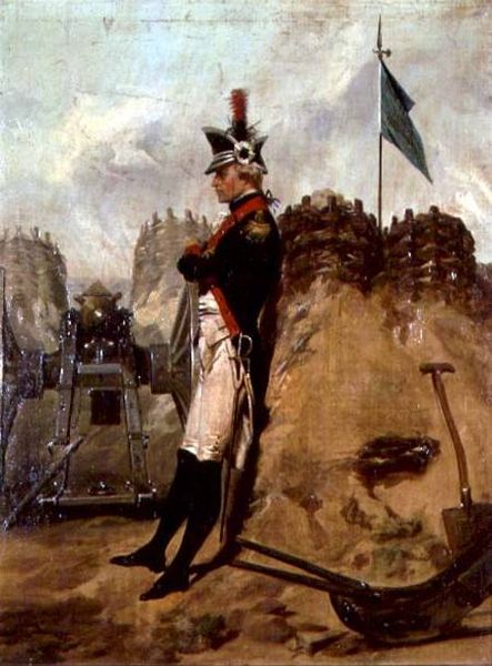 Alexander Hamilton (1757-1804) in the Uniform of the New York Artillery, Alonzo Chappel