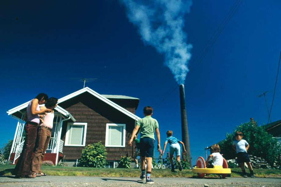Family Under Lead & Arsenic of Asarco Smelter in Ruston, Washington (near Tacoma), 1972
