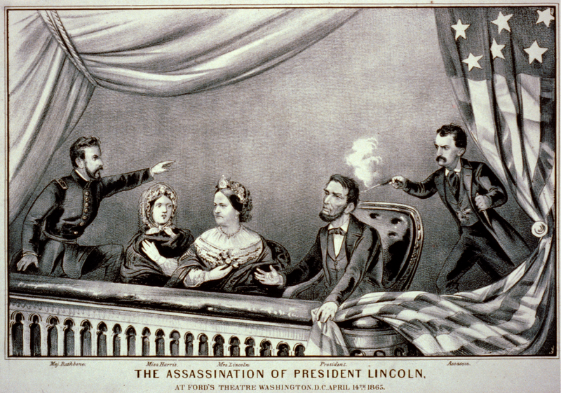 Assassination of Abraham Lincoln, Currier & Ives, Library of Congress