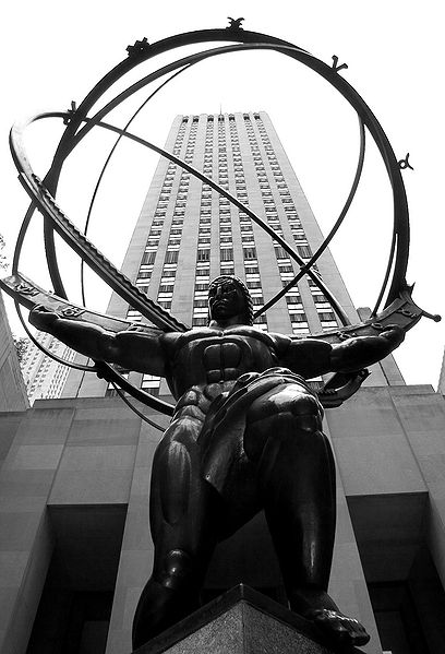 Atlas Sculpture, New York City, by Lee Lawrie