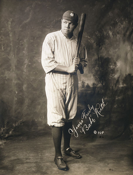 Babe Ruth, 1920, Library of Congress