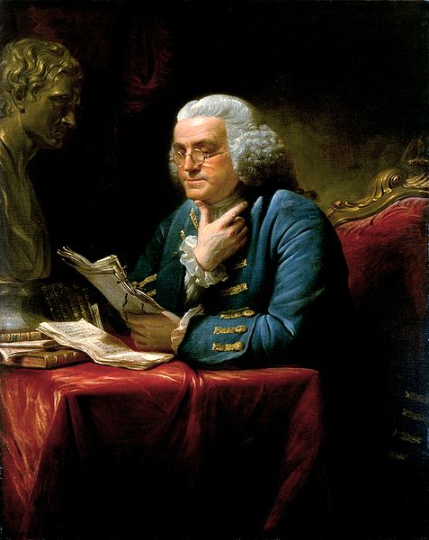Benjamin Franklin, Edward Martin, 1767