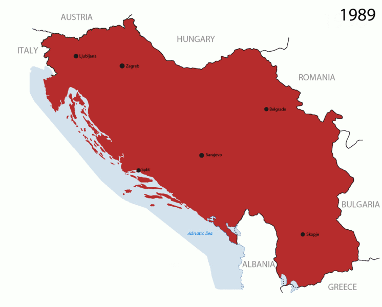 Post-Cold War Breakup of Yugoslavia