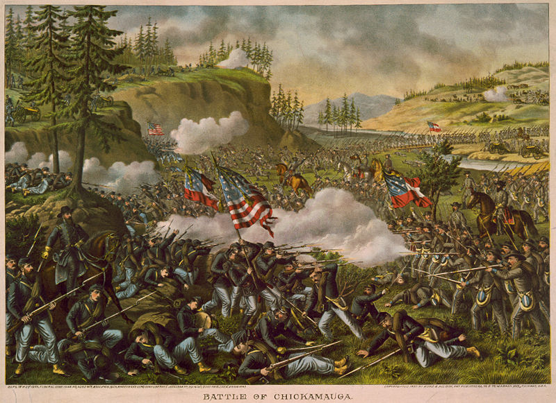 Battle of Chickamauga, 1863, Kurz & Allison (ca. 1890), Library of Congress
