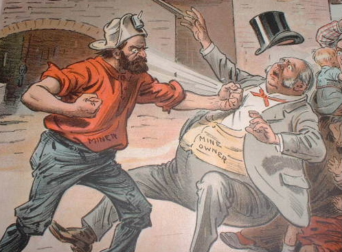 1902 Coal Strike Cartoon
