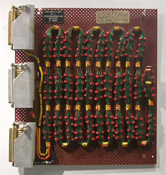 Ferrite Core Memory From Apollo Guidance Computer 