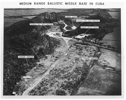 Reconnaissance Photo of Cuban Missile Site, 1962