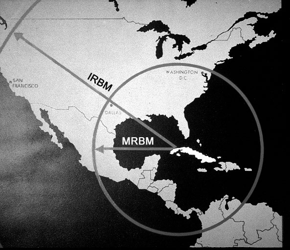 Estimated Cuban Missile Range