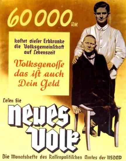 Nazi Euthanasia Propaganda Poster
