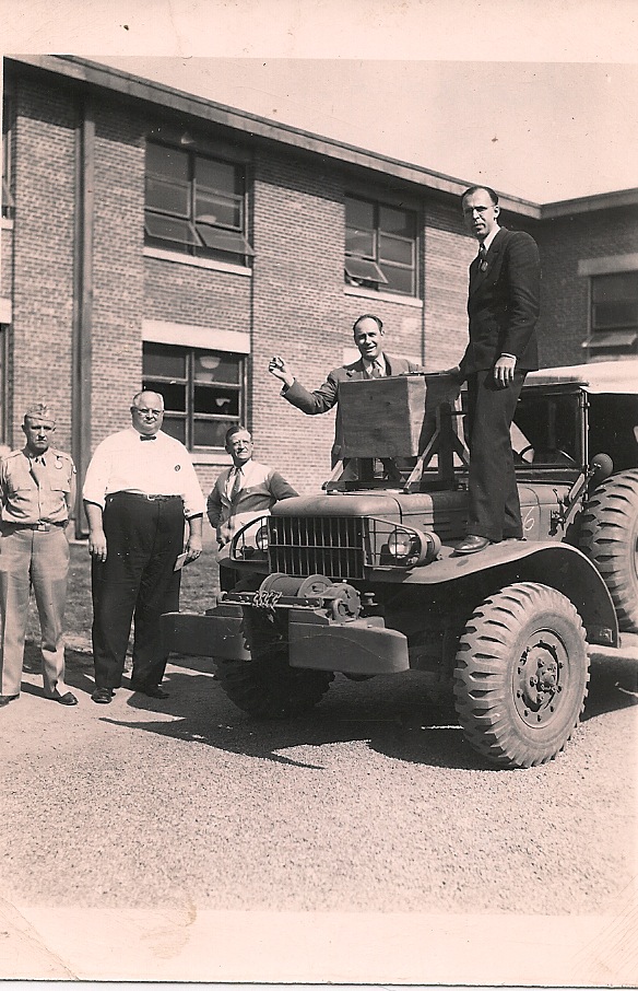 Men Guarding Schenectady Army Depot (Rotterdam, NY), Including Grandfather of the Author, Laird Addis, Sr. (standing)