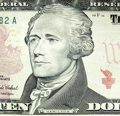 Hamilton on $10 Bill