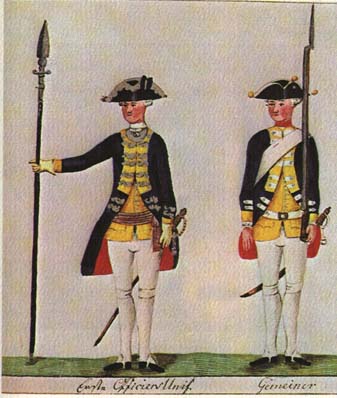 18th-Century Hessian Soldiers