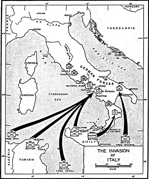Allied Italian Invasion @ Salerno & Anzio, 1943