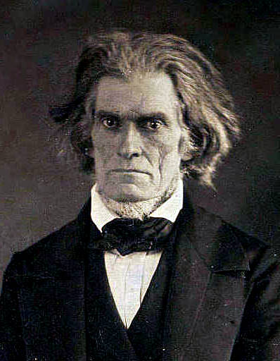 John C. Calhoun, Photo by Mathew Brady, 1849