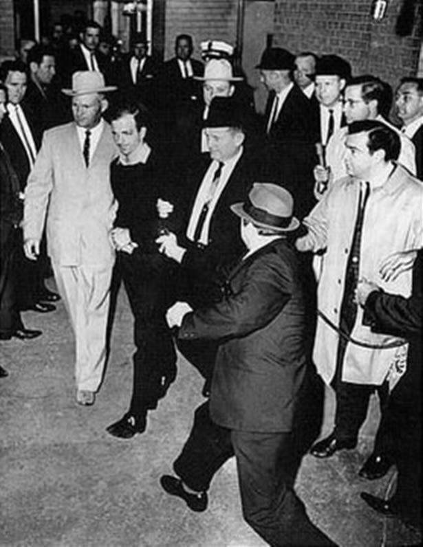 Lee Harvey Oswald Being Shot by Jack Ruby, 1963, Dallas Morning News