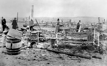 Aftermath of Ludlow Massacre, 1913