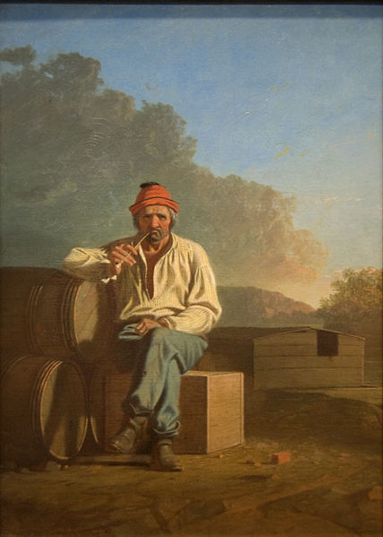 Mississippi Boatman, George Caleb Bingham, 1850