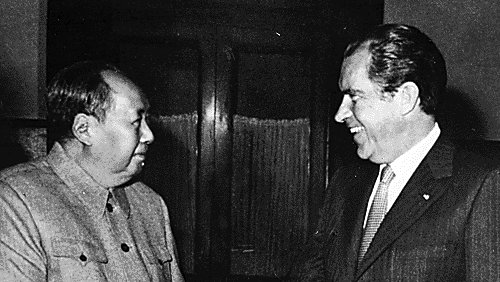 President Nixon & China's Communist Party Leader Mao Tse-Tung
