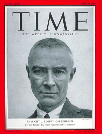 Robert Oppenheimer, TIME Cover, 1954