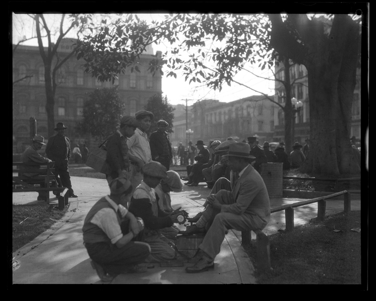 Old Plaza, Los Angeles, 1930