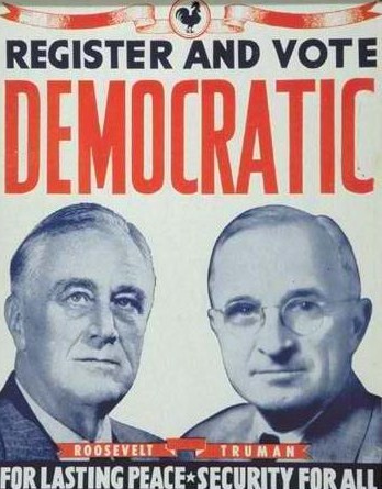 Roosevelt-Truman 1944 Poster