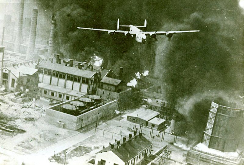 B-24 Over Ploesti, Romania, August 1943