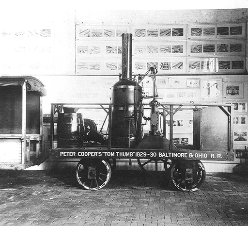 Tom Thumb Replica, First American Built Locomotive Designed by Peter Cooper, Baltimore County Public Library