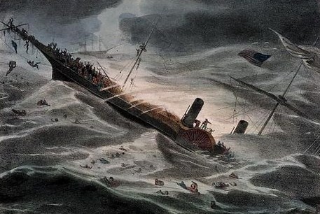 Wreck of the Central America, 1857, National Maritime Museum, London