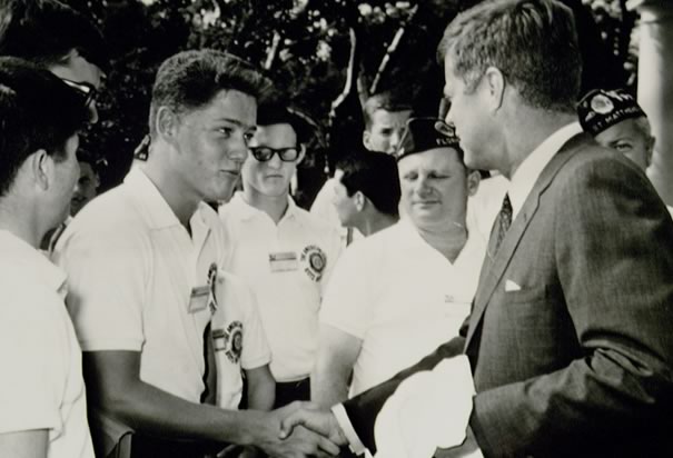 Bill Clinton Meeting John Kennedy, 1963