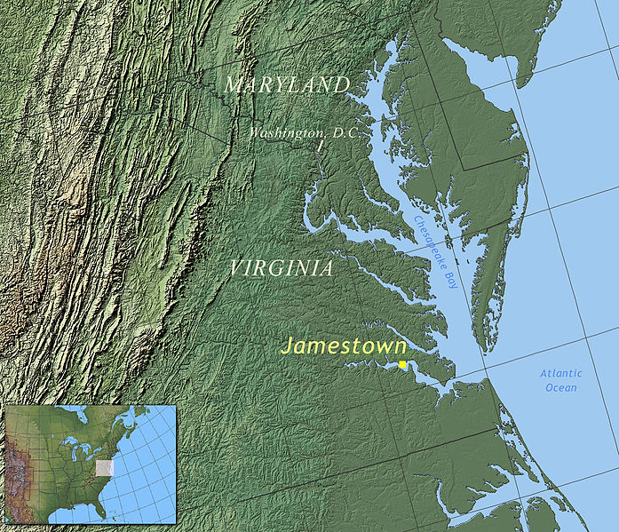 Jamestown Map