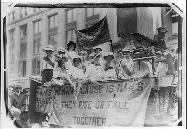 Women's Suffrage Float