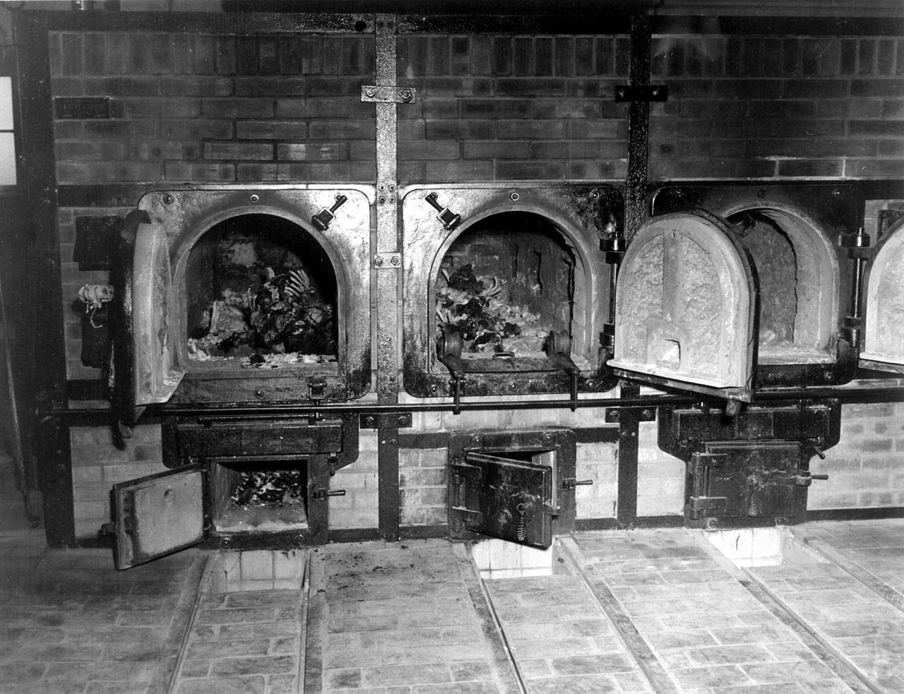 Crematorium at Buchenwald, Photo By W. Chichersky, U.S. 3rd Army, National Archives