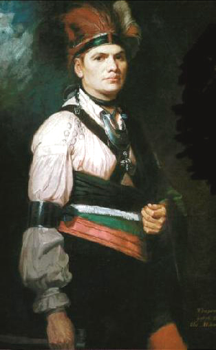 Joseph Brant, George Romney, 1776