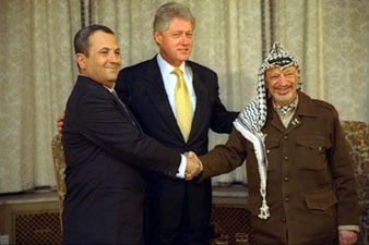 Barak, Clinton & Arafat @ Camp David, 2000