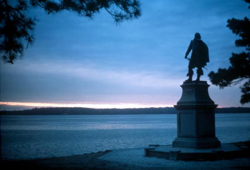 Statue of John Smith @ Jamestown, National Park Service
