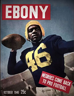 1946 Ebony Magazine Cover Featuring Los Angeles Ram Kenny Washington (UCLA)