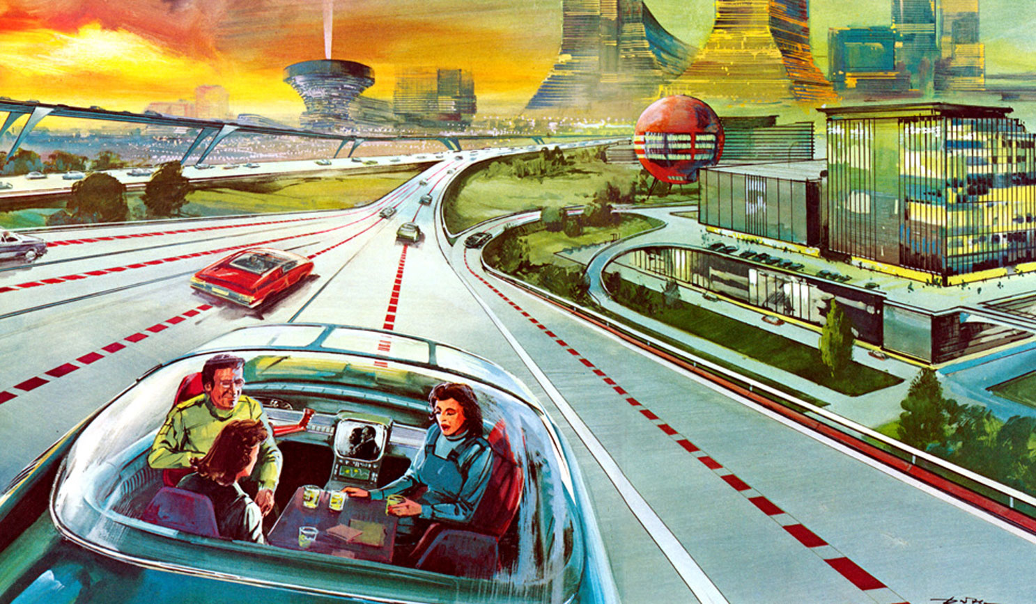 Postwar Vision Of The Future, Artist & Date Unknown