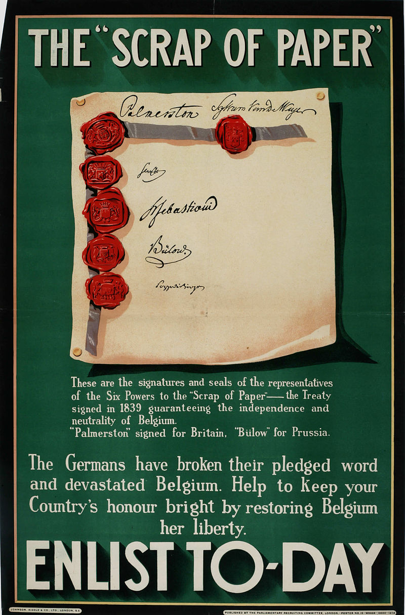 1914 British Recruitment Poster, Canadian War Museum